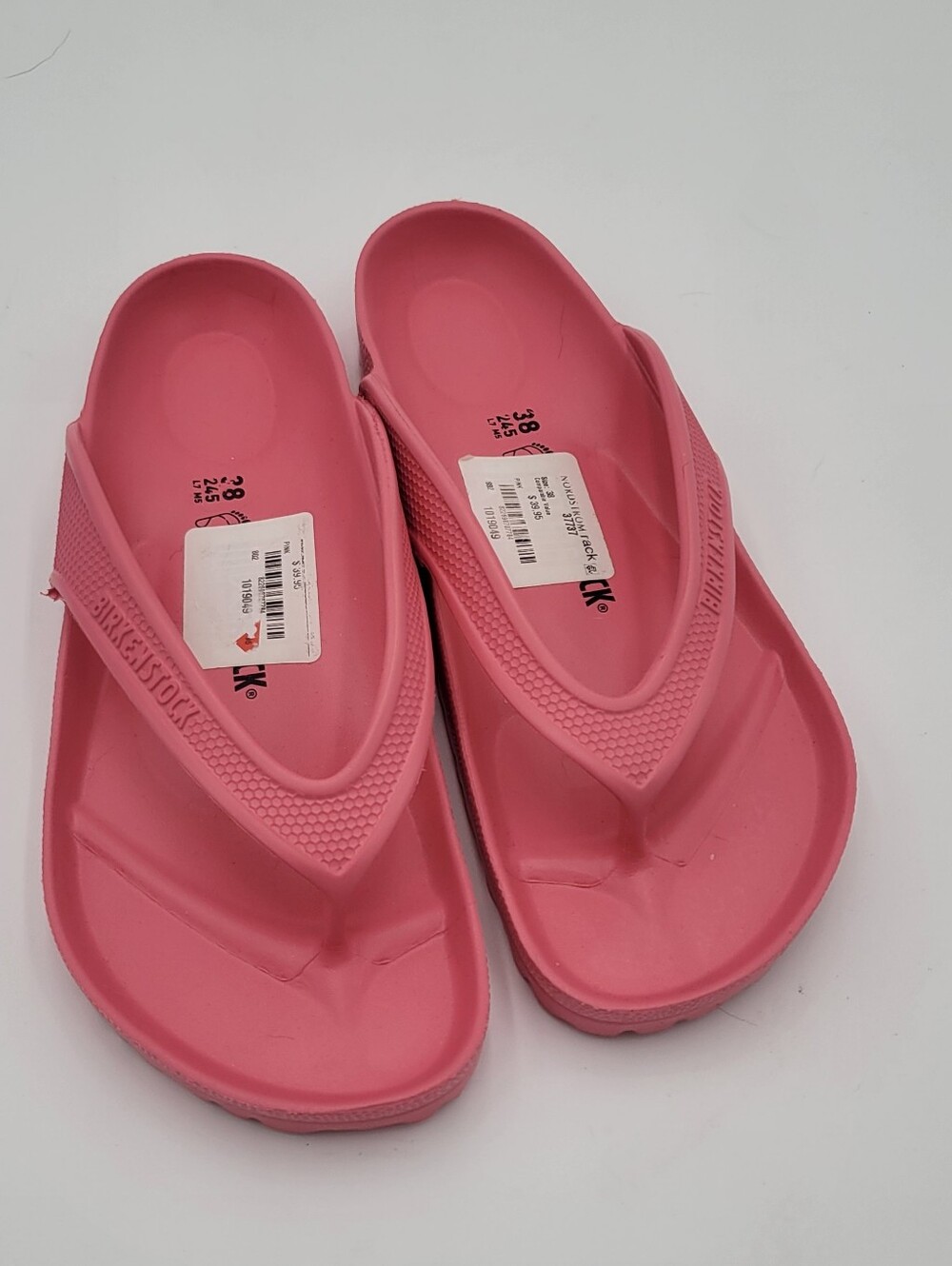 Birkenstock Honolulu Pink EVA Women's Thong Sandals size 38 US 7 New